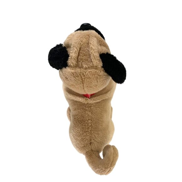 Build A Bear Plush Pug Dog Puppy Stuffed Animal Toy Beige Black 13.5 in Length x - Picture 3 of 5